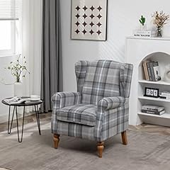 Azrbopo wingback tartan for sale  Delivered anywhere in UK