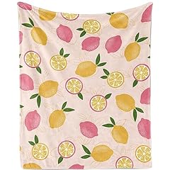 Lemon throw blanket for sale  Delivered anywhere in UK