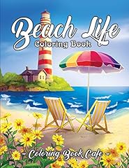 Beach life coloring for sale  Delivered anywhere in USA 