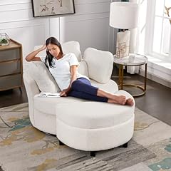 Chair half ottoman for sale  Delivered anywhere in USA 