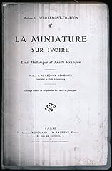 Miniature ivoire historique d'occasion  Livré partout en France