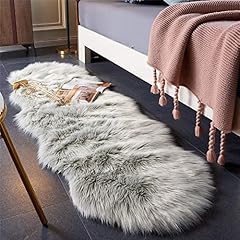 Jxloulan fluffy sheepskin for sale  Delivered anywhere in UK