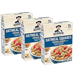 Quaker Oatmeal Squares Breakfast Cereal, Brown Sugar, for sale  Delivered anywhere in USA 