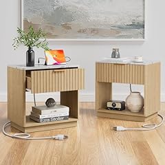 Favourlife fluted nightstand for sale  Delivered anywhere in USA 