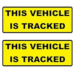 Vehicle tracked warning for sale  Delivered anywhere in UK