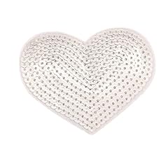 Heart shaped sequin for sale  Delivered anywhere in UK