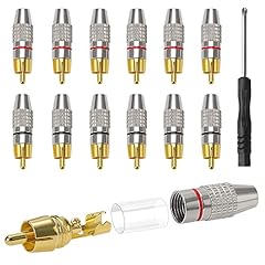 rca plug solderless for sale rca plug solderless for sale Delivered anywhere in UK
