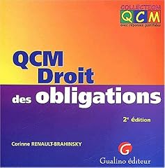 Qcm droit obligations d'occasion  Livré partout en Belgiqu
