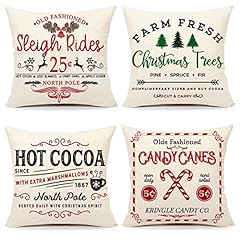 Farmhouse christmas pillow for sale  Delivered anywhere in USA 