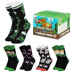 Minecraft boys socks for sale  Delivered anywhere in UK