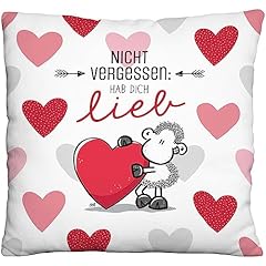 Sheepworld plüschkissen motiv gebraucht kaufen  Wird an jeden Ort in Deutschland
