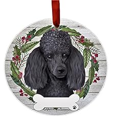 Black poodle ornament for sale  Delivered anywhere in UK