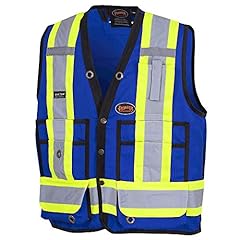 Used, Pioneer V1010180-M Hi-Viz Surveyor’s Safety Vest, Royal, for sale  Delivered anywhere in Canada