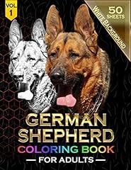 German shepherd coloring for sale  Delivered anywhere in UK