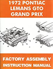 1972 Pontiac LeMans, GTO, and Grand Prix Assembly Manual for sale  Delivered anywhere in USA 