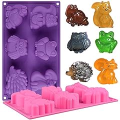 MoldFun 2Pcs Safari Animal Cake Pan Forest Woodland for sale  Delivered anywhere in UK