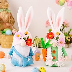 2pcs easter gnome for sale  Delivered anywhere in USA 