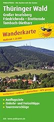 Wanderkarte thüringer wald gebraucht kaufen  Wird an jeden Ort in Deutschland