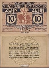 Banknote nussendorf notgeld for sale  Delivered anywhere in UK