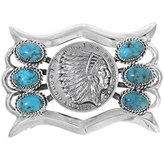 Turquoise silver indian for sale  Delivered anywhere in USA 