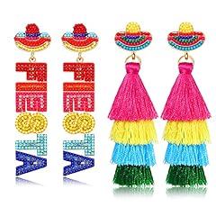 Pairs mexican earrings for sale  Delivered anywhere in USA 