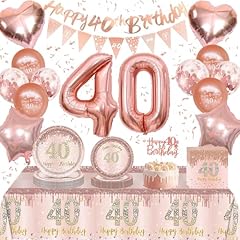 Rose gold 40th for sale  Delivered anywhere in UK