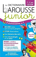 dictionnaire larousse junior d'occasion  Livré partout en France