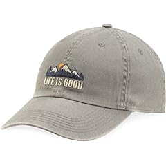 Life is Good Standard Chill Cap Baseball Hat, Mountains for sale  Delivered anywhere in USA 