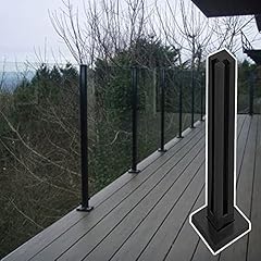 Black glass balustrade for sale  Delivered anywhere in UK