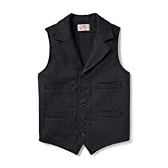 Filson Mackinaw Western Vest - Charcoal - Medium for sale  Delivered anywhere in USA 