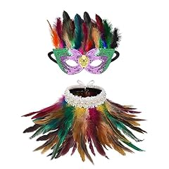 Itoda feather mask for sale  Delivered anywhere in UK
