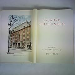 Jahre telefunken. festschrift for sale  Delivered anywhere in UK