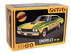 AMT 1969 Chevy Chevelle Hardtop 1:25 Scale Model Kit for sale  Delivered anywhere in USA 