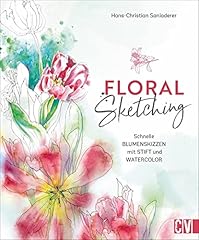 Zeichnen floral sketching gebraucht kaufen  Wird an jeden Ort in Deutschland