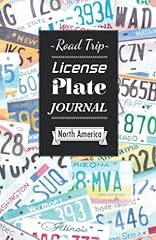 License plate journal for sale  Delivered anywhere in USA 