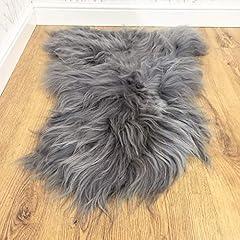 Icelandic grey sheepskin for sale  Delivered anywhere in UK