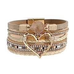Multilayer leather bracelet for sale  Delivered anywhere in UK
