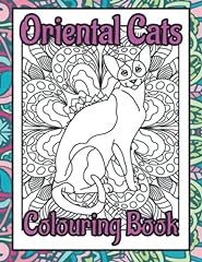 Oriental cats colouring for sale  Delivered anywhere in UK