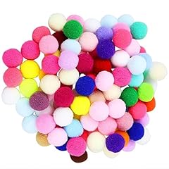 100pcs pom poms for sale  Delivered anywhere in UK