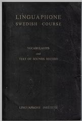 Linguaphone swedish course usato  Spedito ovunque in Italia 