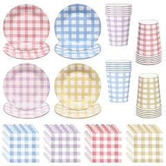 Houuqe 72pcs gingham for sale  Delivered anywhere in USA 