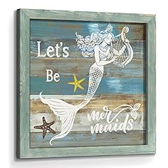 Mermaid framed wood for sale  Delivered anywhere in USA 