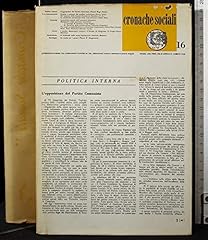 Cronache sociali 1947 usato  Spedito ovunque in Italia 