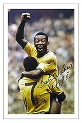 Pele signed 12x8 for sale  Delivered anywhere in UK