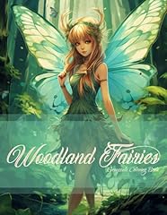 Woodland fairies grayscale for sale  Delivered anywhere in UK