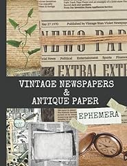 Vintage newspapers antique for sale  Delivered anywhere in UK