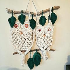Macrame owl family for sale  Delivered anywhere in USA 