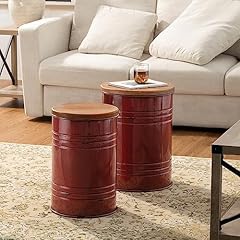 Glitzhome rustic end for sale  Delivered anywhere in USA 
