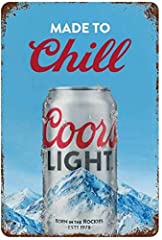 Coors light tin for sale  Delivered anywhere in USA 