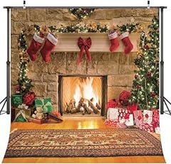 Fireplace christmas backdrop for sale  Delivered anywhere in UK